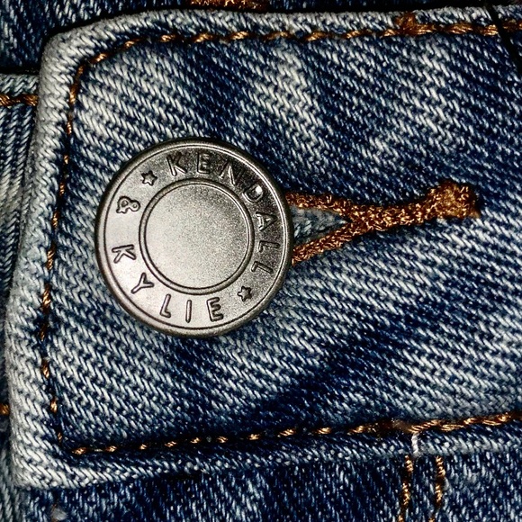 Kendall and Kylie Studded High Rise Cutoff Shorts - Picture 6 of 7